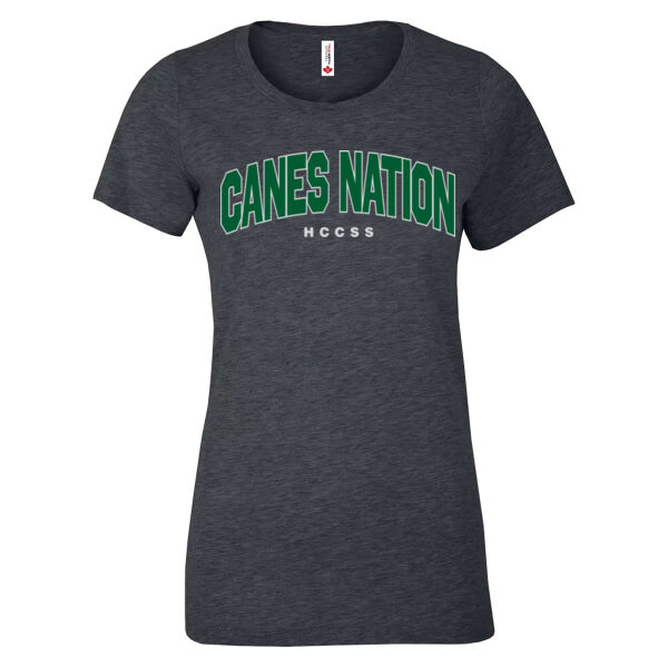 Canes Nation - Softblend Tee - Ladies Thumbnail
