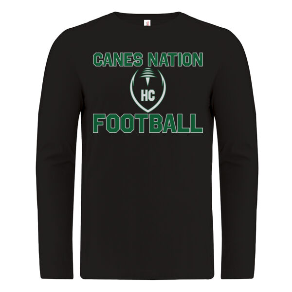 Canes Nation - Football - Softblend Long Sleeve Tee Thumbnail